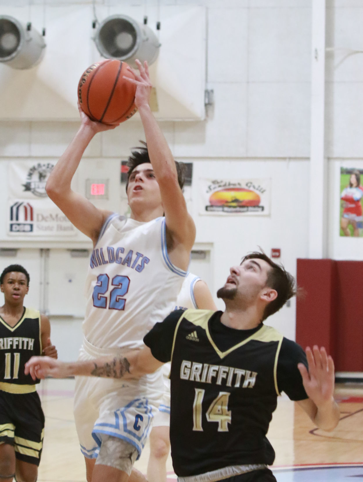 Boys basketball - Griffith at Hanover Central
